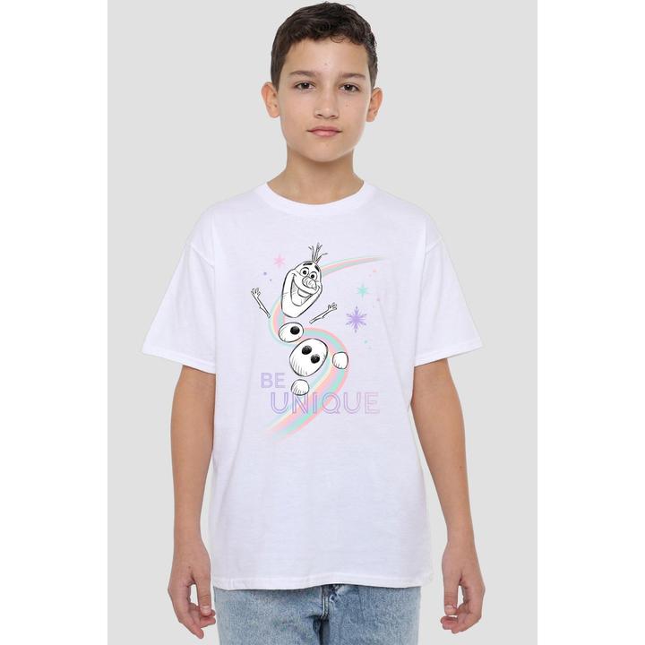 Immagine prodotto Disney Frozen Be Unique Maglietta Olaf Arcobaleno Bambini (116)