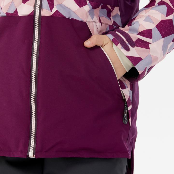Produktbild Wedze Snowboardjacke Kinder - SNB 500 Camouflage lila (146)