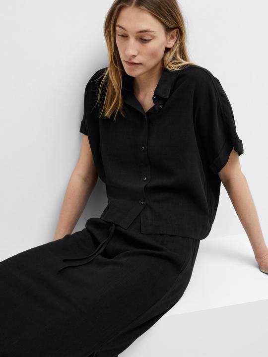 Produktbild Selected Femme Cropped Kurzarmhemd (40)