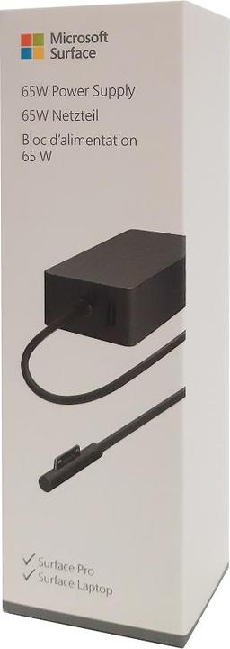Produktbild Microsoft Surface 65W Netzteil for business (CH, DE, AT, FR, BEL, NLD, Eng. Intl.) (65 W)