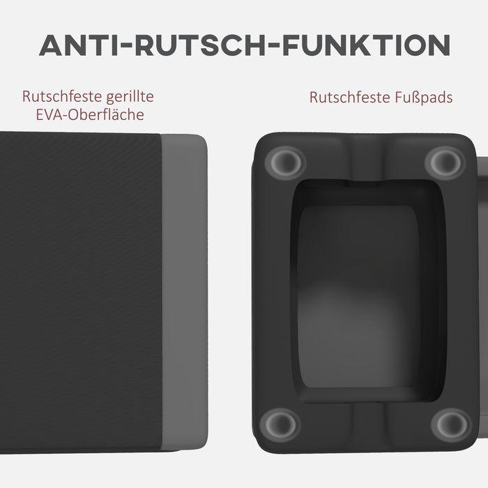 Produktbild Swisshandel24 Fitness-Stepper, 10,5/15,5/20,5cm Höhenverstellbare Steppbrett für Zuhause, Grau
