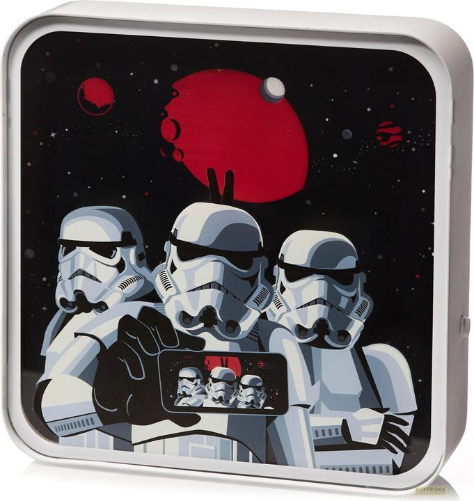 Actual product image Numskull Official Star Wars Stormtrooper perspex table lamp / wall light