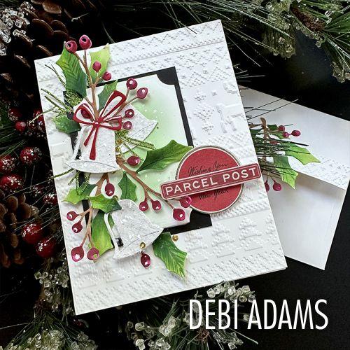 Image du produit Sizzix Dossier de gaufrage Multi-Niveaux Texture Fades - tricot de Noël par Tim Holtz