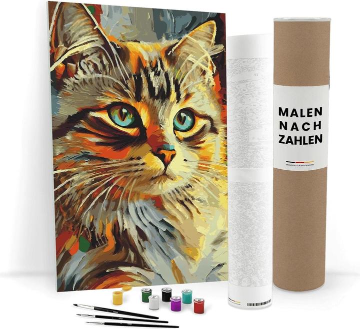 Produktbild ZenPainting Katzenportrait - Malen nach Zahlen