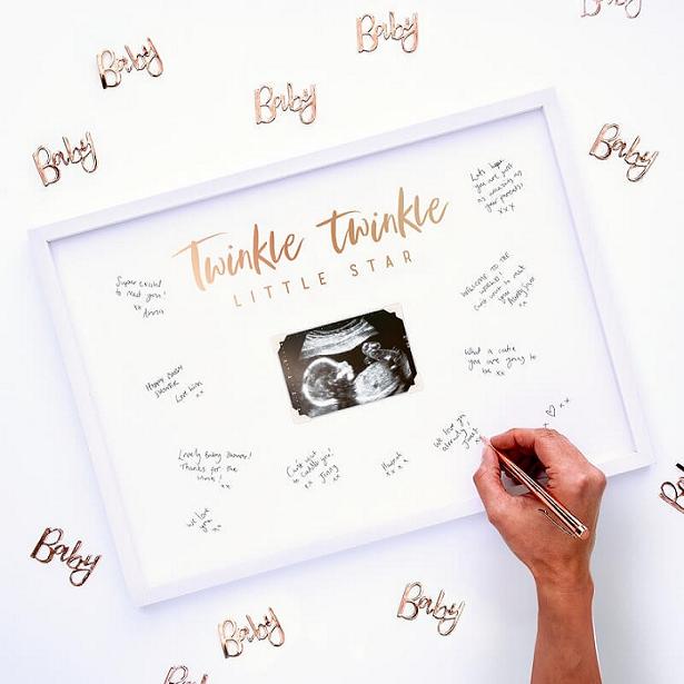 Actual product image Ginger Ray Guestbook for babies