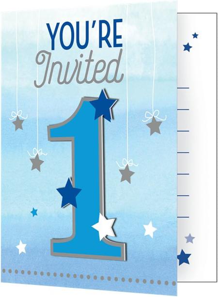 Actual product image Creative Party Party Invitations Petite Étoile Bleu