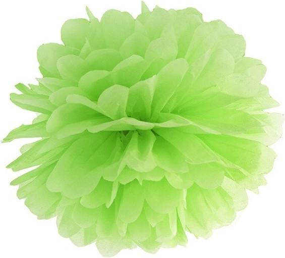 Produktbild Partydeco Pompon aus Seidenpapier Limettengrün