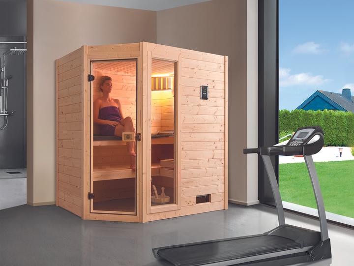 Produktbild Weka Holzbau Massivholzsauna VALIDA Eck 1 GTF (Ohne Ofen)