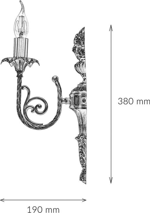 Actual product image Licht-Erlebnisse Luigi Xv (E14)