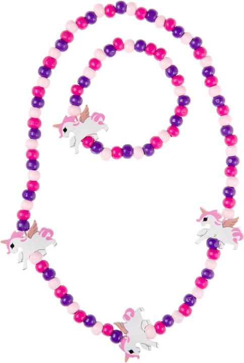 Actual product image LG-Imports Wooden Necklace and Bracelet Unicorn (Hout)