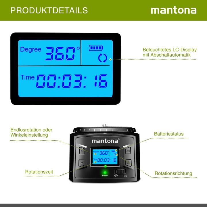 Image du produit mantona Turnaround 360 Advanced 3 (Tête panoramique)