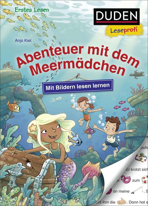 Immagine prodotto Duden Leseprofi – Mit Bildern lesen lernen: Abenteuer mit dem Meermädchen (Tedesco, Anja Kiel, Alexandra Langenbeck, 2022)