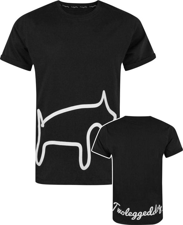 Actual product image Two Legged Dog Mens Logo T-Shirt (XL)