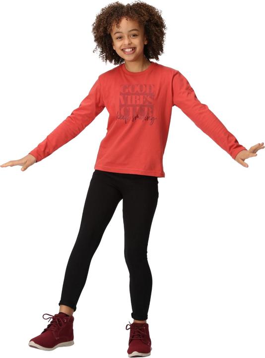 Actual product image Regatta Childrens/Kids Wenbie III Good Vibes Club Long-Sleeved T-Shirt (158)