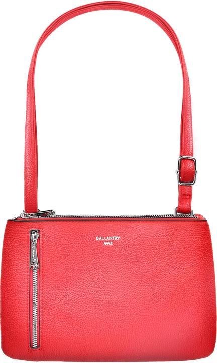 Produktbild Gallantry Rote Handtasche aus genarbtem Kunstleder