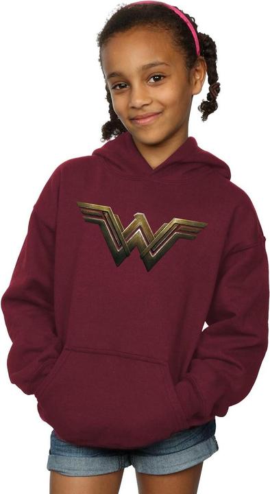 Produktbild Mädchen Wonder Woman Logo Hoodie (152, 158)