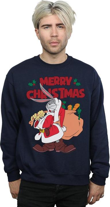 Immagine prodotto Looney Tunes Santa Bugs Bunny Felpa Uomo (XXL)