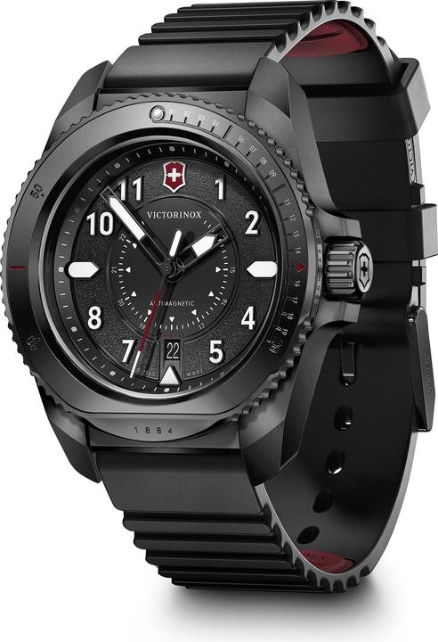 Produktbild Victorinox Journey 1884, Taucheruhr, Herrenuhr, 43 cm, Ziffernblatt schwarz, Kautschuk Armband schwarz (Taucheruhr, 43 mm)