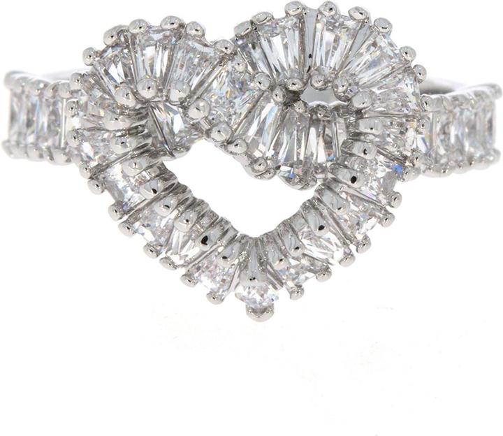 Image du produit Swarovski Matrix Cocktail Bague Différentes tailles Coeur Blanc (58)