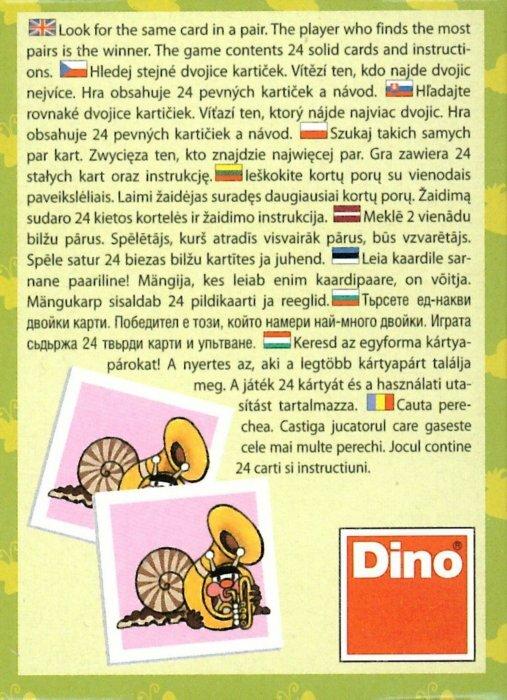 Produktbild Dino Mini-Memory-Spiel mit Maulwurf und Musikinstrumenten