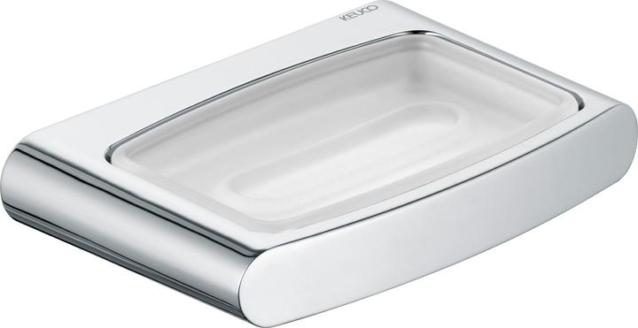 Keuco Soap dish with holder Elegance 11655019000 chrome real crystal frosted