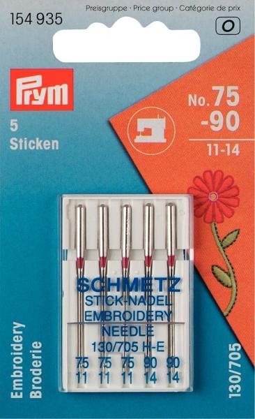 Immagine prodotto Prym Ago per macchina da cucire per ricamo NM75 + 90, SB5