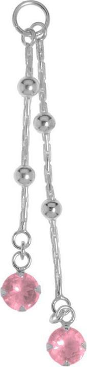 Produktbild Bijouteria Bauchpiercing-Anhänger (Kristall, Silber 925)