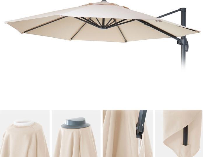 Immagine prodotto Mendler Coperchio per ombrellone HWC-A96, 8 montanti rotondi Ø4m 220g/m² poliestere, copertura di ricambio (4 m)