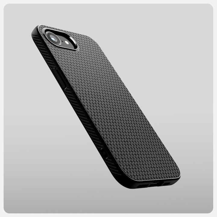 Produktbild Spigen Liquid Air iPhone SE(2025) Case - Matte Black (Apple iPhone 16e)