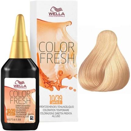 Actual product image Wella Color Fresh Acid (10/39 light-blonde gold-cendre)