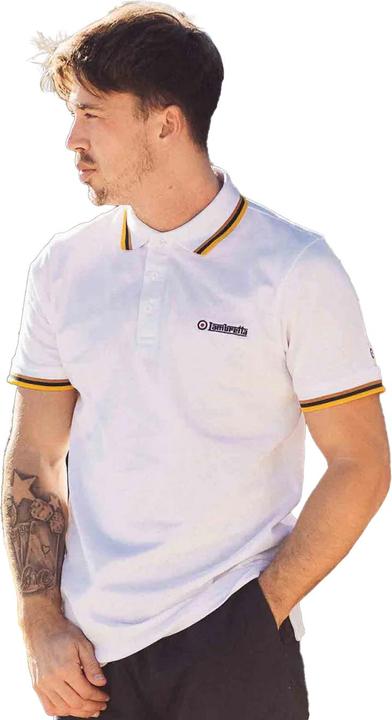 Actual product image Lambretta Mens SS25 Triple Tipped Polo Shirt (4XL)