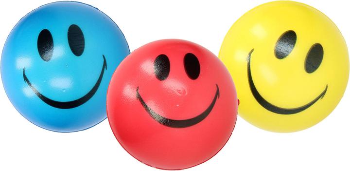 Actual product image Softball Smiley Face, 6cm