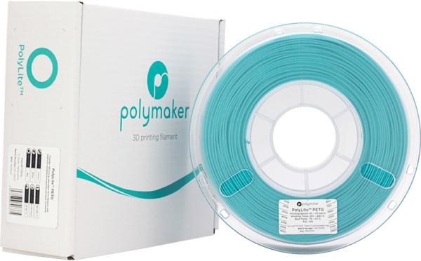 Productafbeelding Polymaker PolyLite PETG V2 - Teal - 1.75 mm (PETG, 1.75 mm, 1000 g, Turkoois)