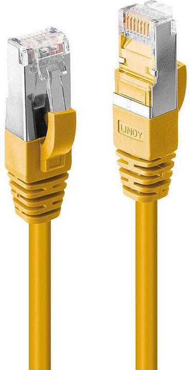 Actual product image Lindy 2m Cat.6 S/FTP LSZH cable, yellow RJ45 plug, 250MHz, copper (S/FTP, CAT6, 2 m)