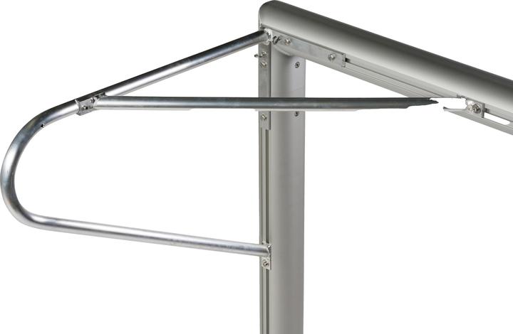 Actual product image Sport-Thieme Aluminum soccer goal, 7,32x2,44 m, screwed miter, standing in ground sockets