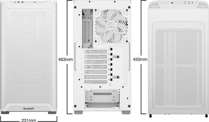 Actual product image be quiet! Pure Base 501 (mATX, ATX, Mini-ATX)