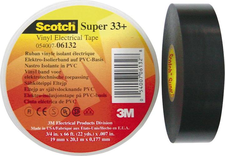 Actual product image 3M PVC electrical insulating tape (19 mm)