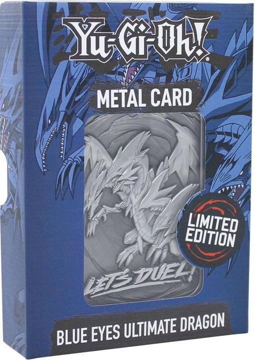 Produktbild Yu-Gi-Oh ! Blue Eyes ultimate Dragon Metal Card (Booster Pack)