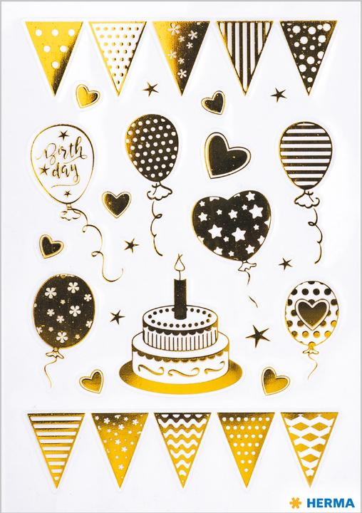 Produktbild HERMA Sticker Geburtstag