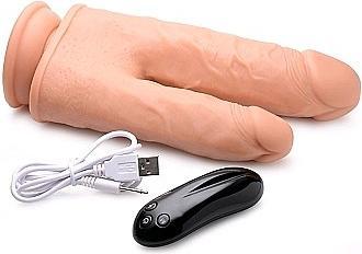 Immagine prodotto Curve Toys 8" Double Penetration Dildo 10X w/Turbo Mode - Light