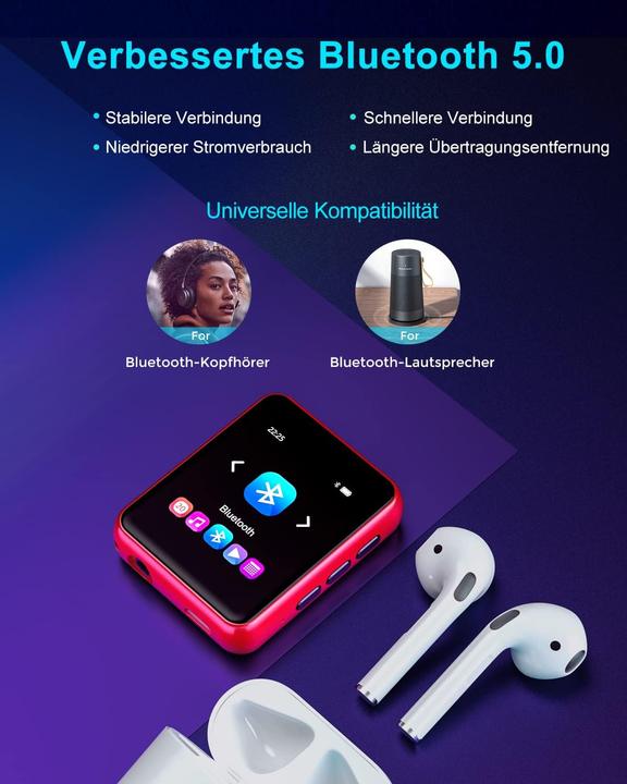Immagine prodotto Joliker Lettore MP3 Bluetooth 32GB