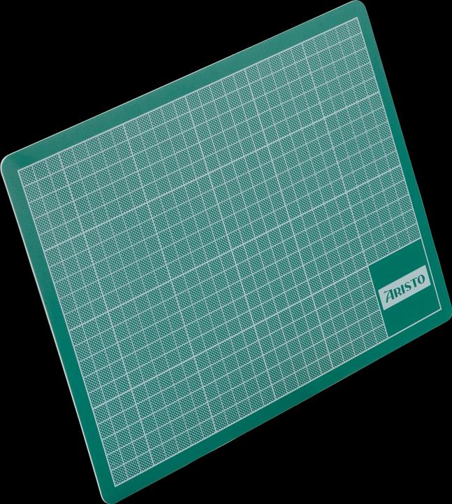 Produktbild Aristo Schneidunterlage 21x30 grün sw (21 x 30 cm)