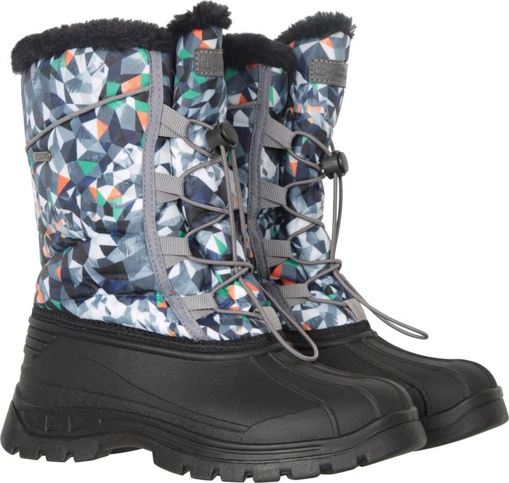 Actual product image Mountain Warehouse Childrens/Kids Whistler Adaptive Printed Snow Boots (33)