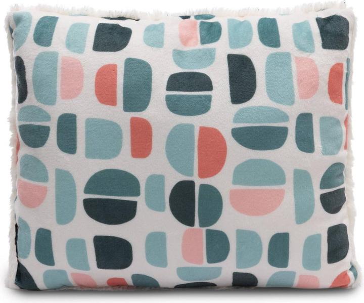 Actual product image NICI 61305 Pillow polar fox Vanja 25x30cm GREEN (25 x 30 cm)