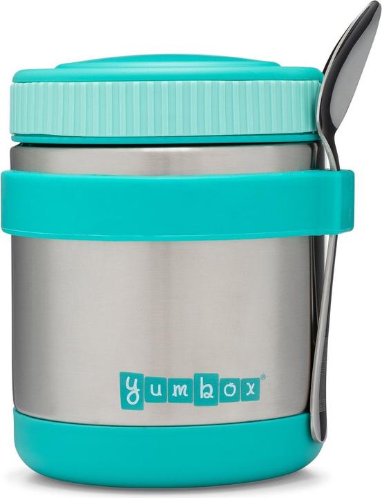 Actual product image Yumbox Zuppa 420 ml thermo container with spoon, Caicos Aqua