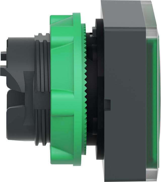Image du produit Schneider Electric 22mm Bouton-poussoir Vert Carré Illuminé