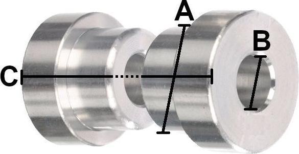 Actual product image Manitou Shock absorber spacer (12 mm, 6 mm)