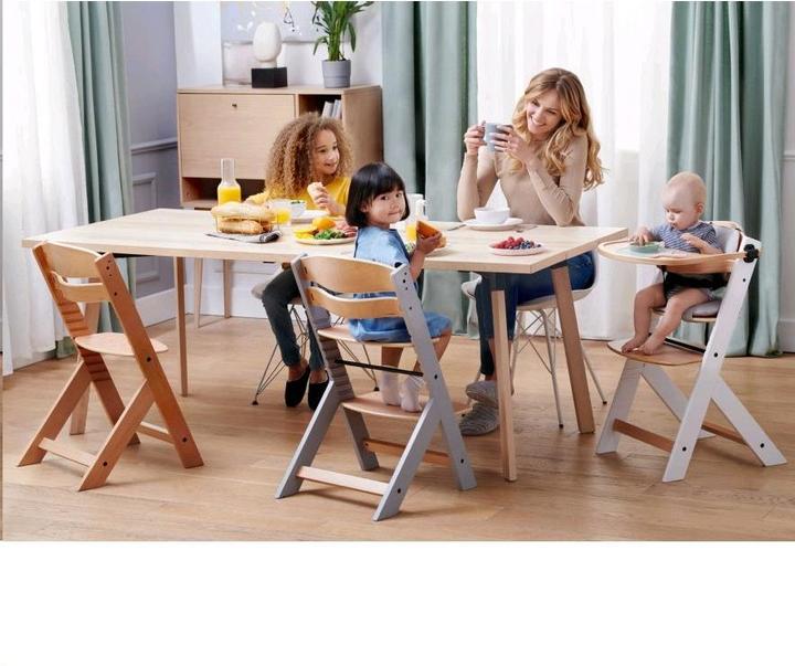 Productafbeelding KinderKraft ENOCK kinderstoel hout naturel (Kinderstoel)