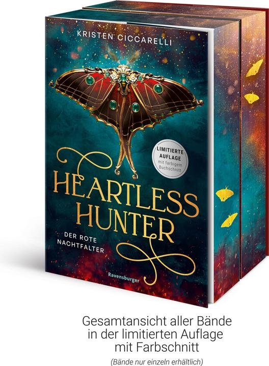 Actual product image Ravensburger Heartless Hunter. Der rote Nachtfalter, Band 1 (German, Kristen Ciccarelli, 2025)
