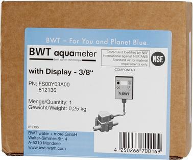 Actual product image BWT Hendi Water meter with digital indicator for water softeners and filters Water meter with digital in